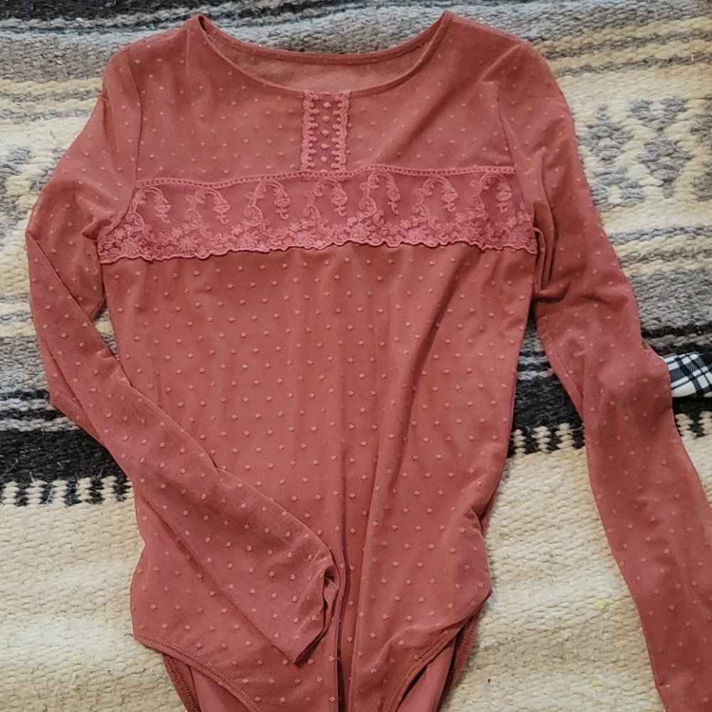 Pink bodysuit